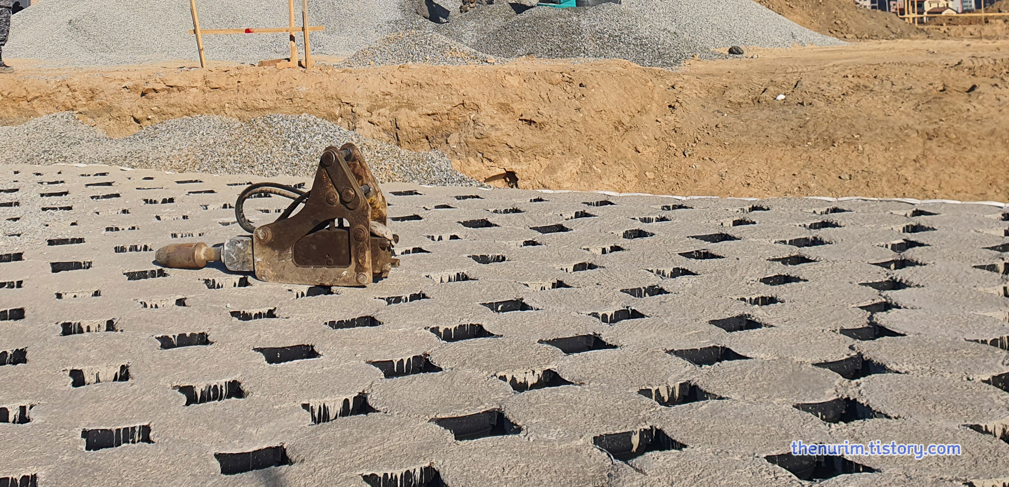 팽이기초-타설후