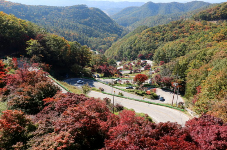 속리산 국립공원 말티재 말티고개
