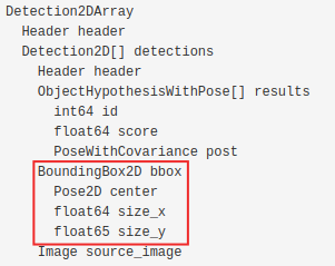 Detection2D msg 타입 구조