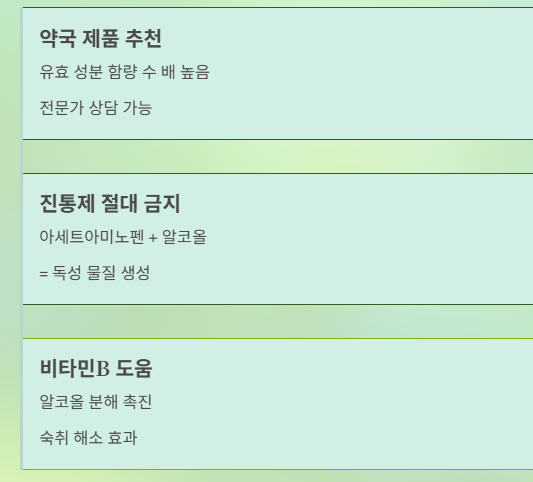 직장인을 위한 과학적 숙취 관리 완벽 가이드