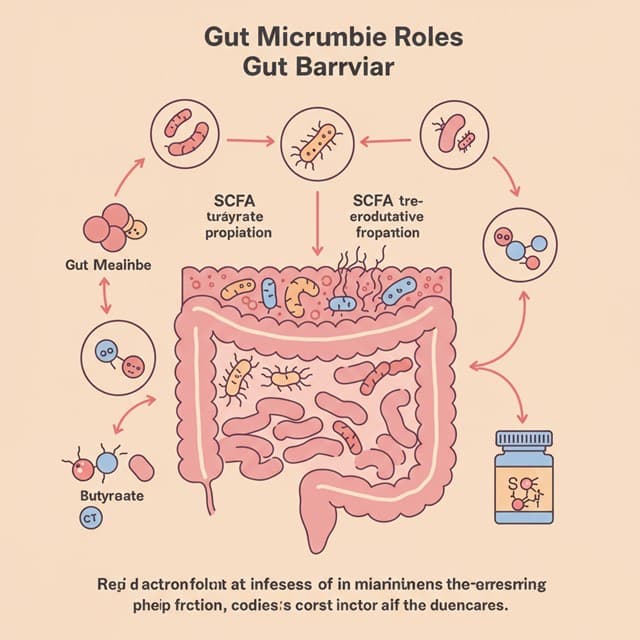 식이섬유 발효로 생성되는 SCFA의 역할