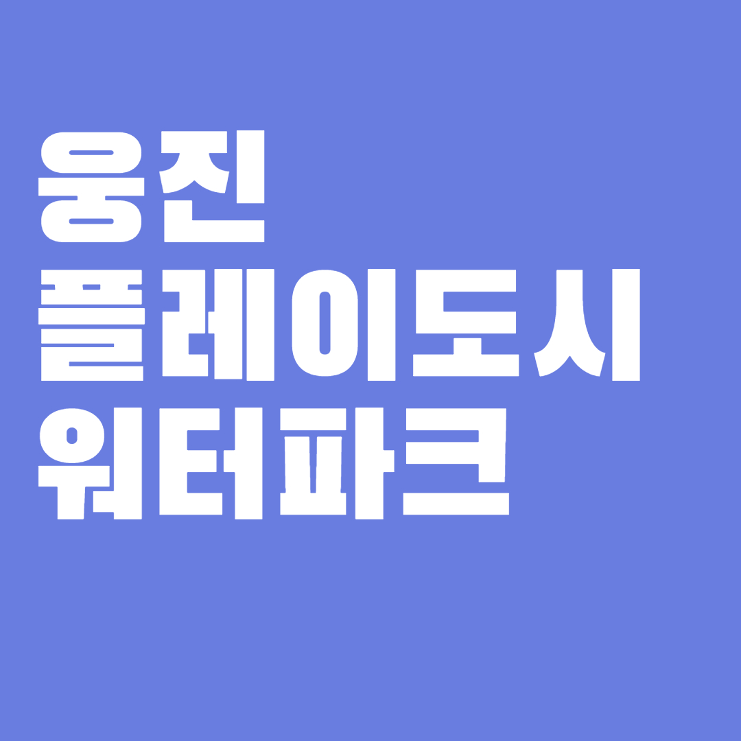 웅진플레이도시 워터파크