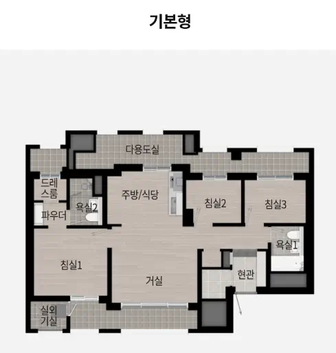 74㎡A-평면도-기본형-사진