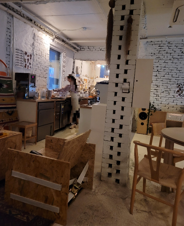 폴드커피 오픈 주방