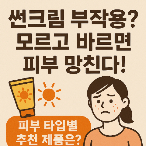 내 피부에 맞지 않으면 오히려 부작용 위험