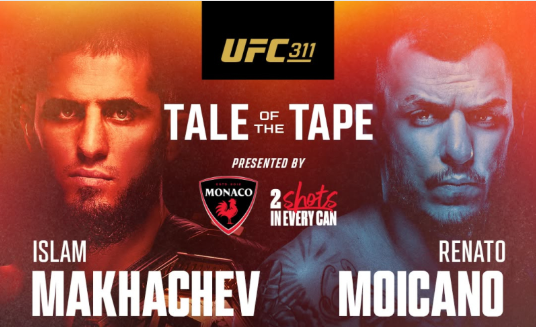 UFC311 중계 대진표 마카체프 모이카노