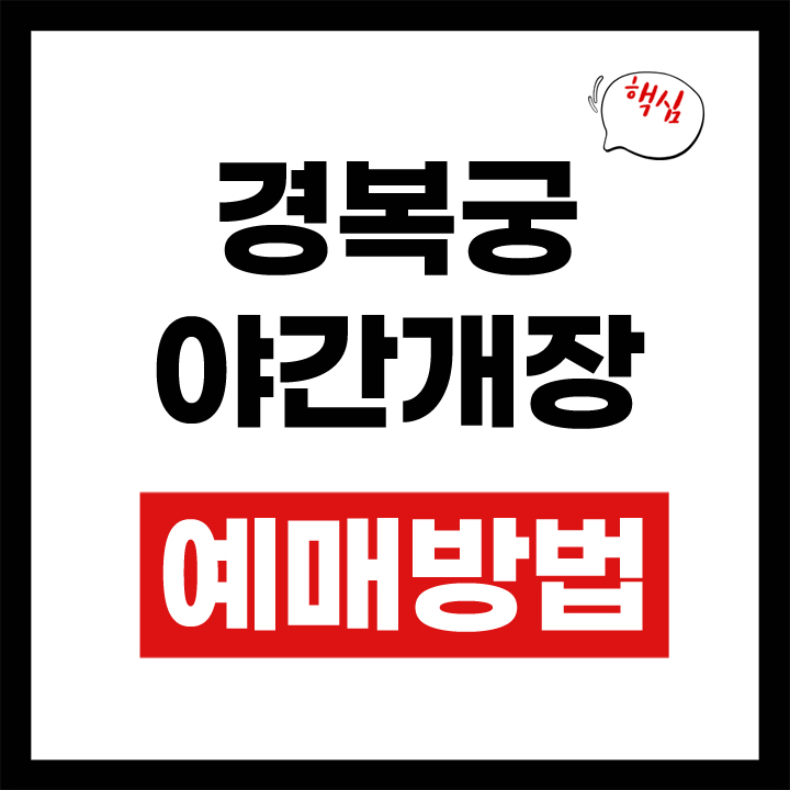 경복궁 야간개장