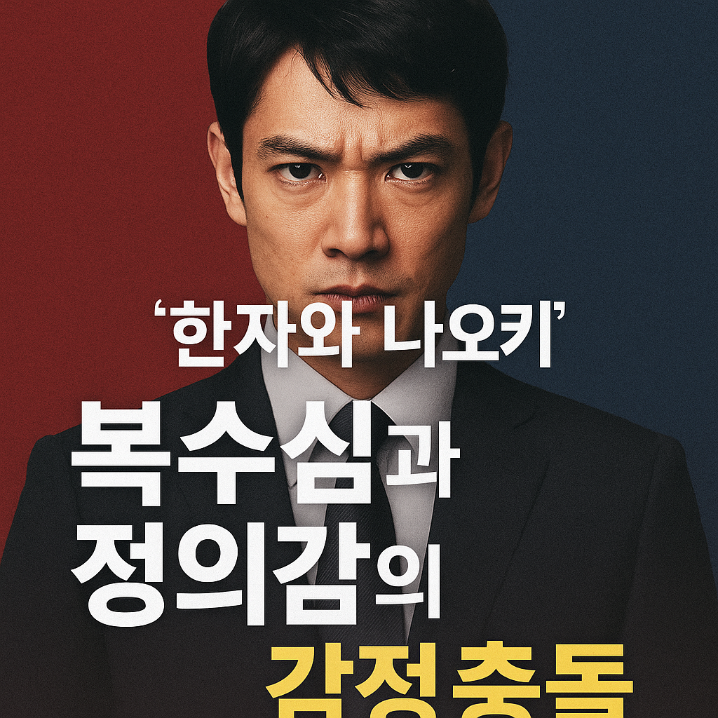 한자와 나오키: 복수심과 정의감의 감정 충돌