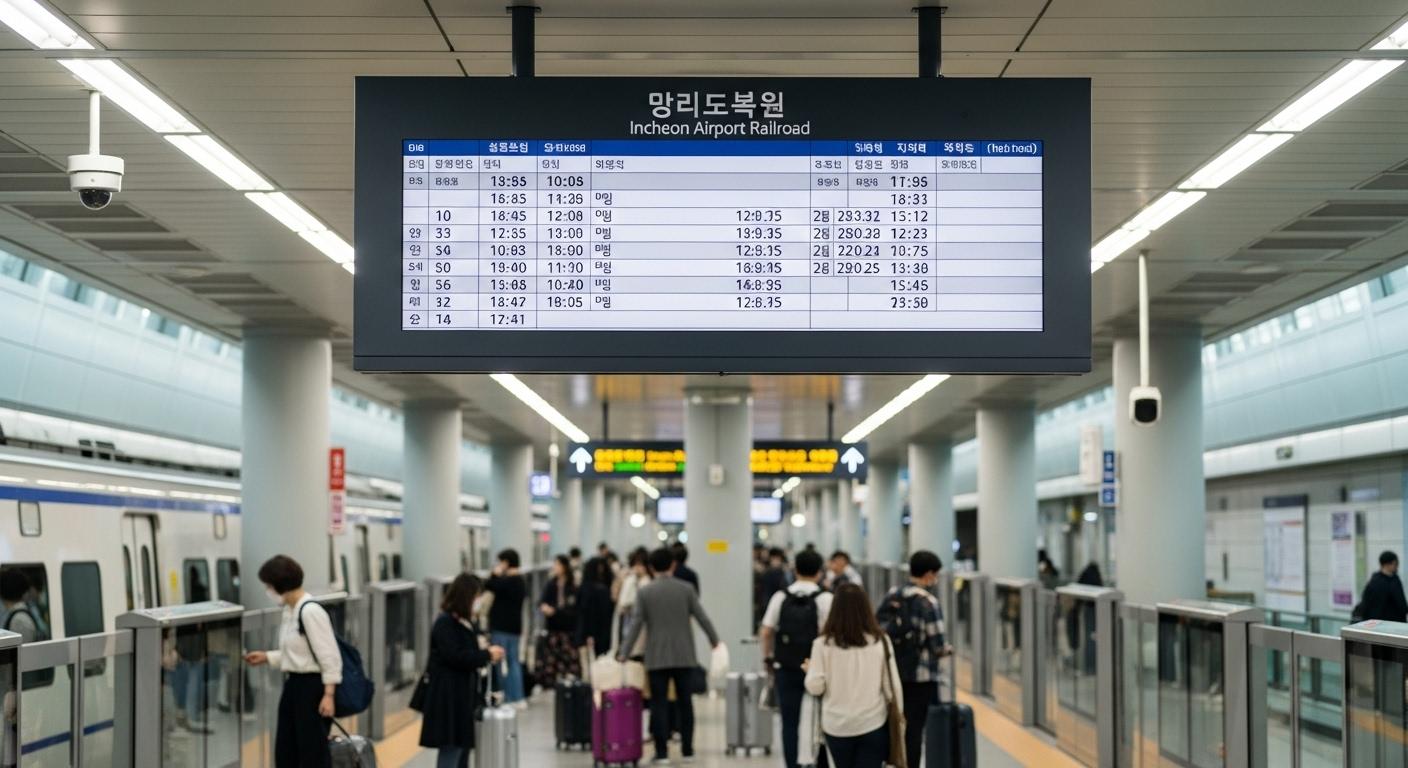 인천공항 철도 시간표