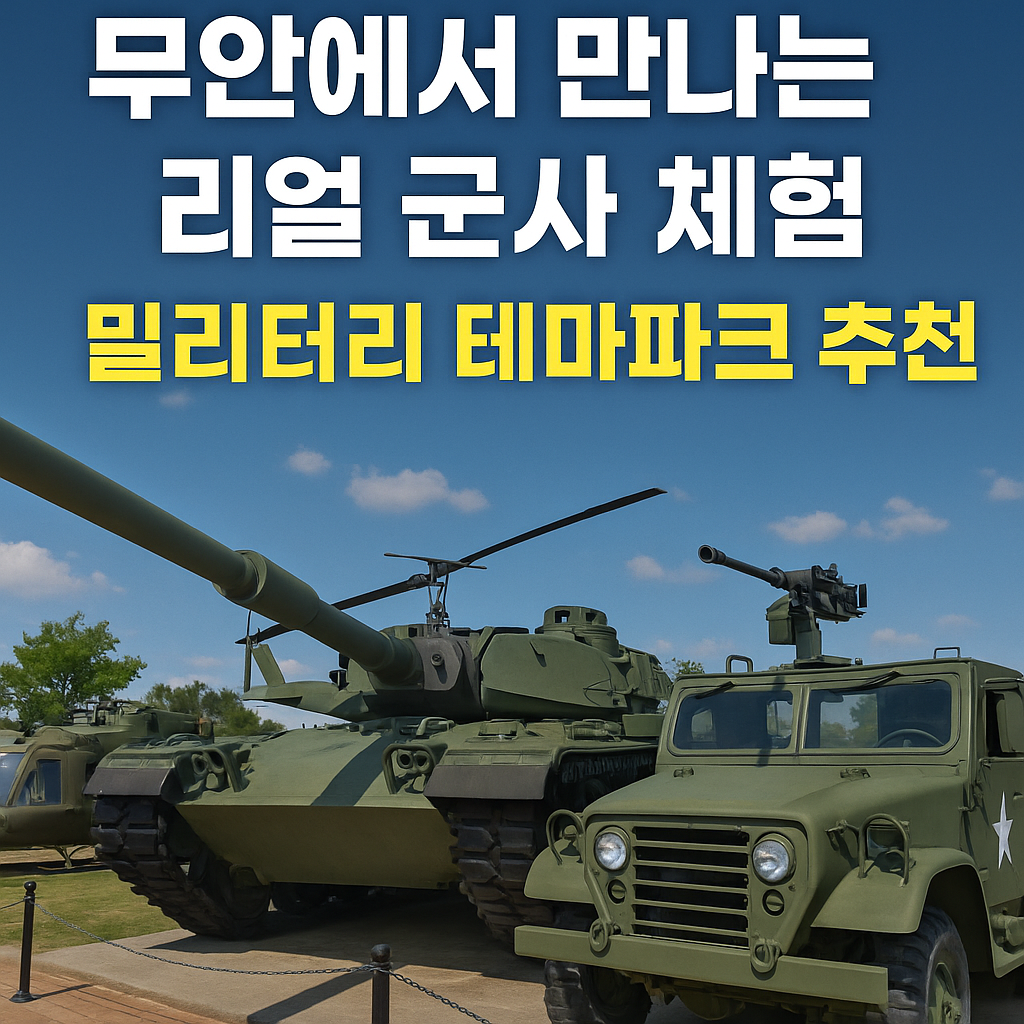 무안에서 만나는 리얼 군사 체험, 밀리터리 테마파크 추천