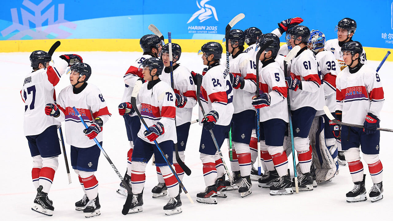 하얼빈 동계 아시안게임 아이스하키 남자 예선 대한민국 대만