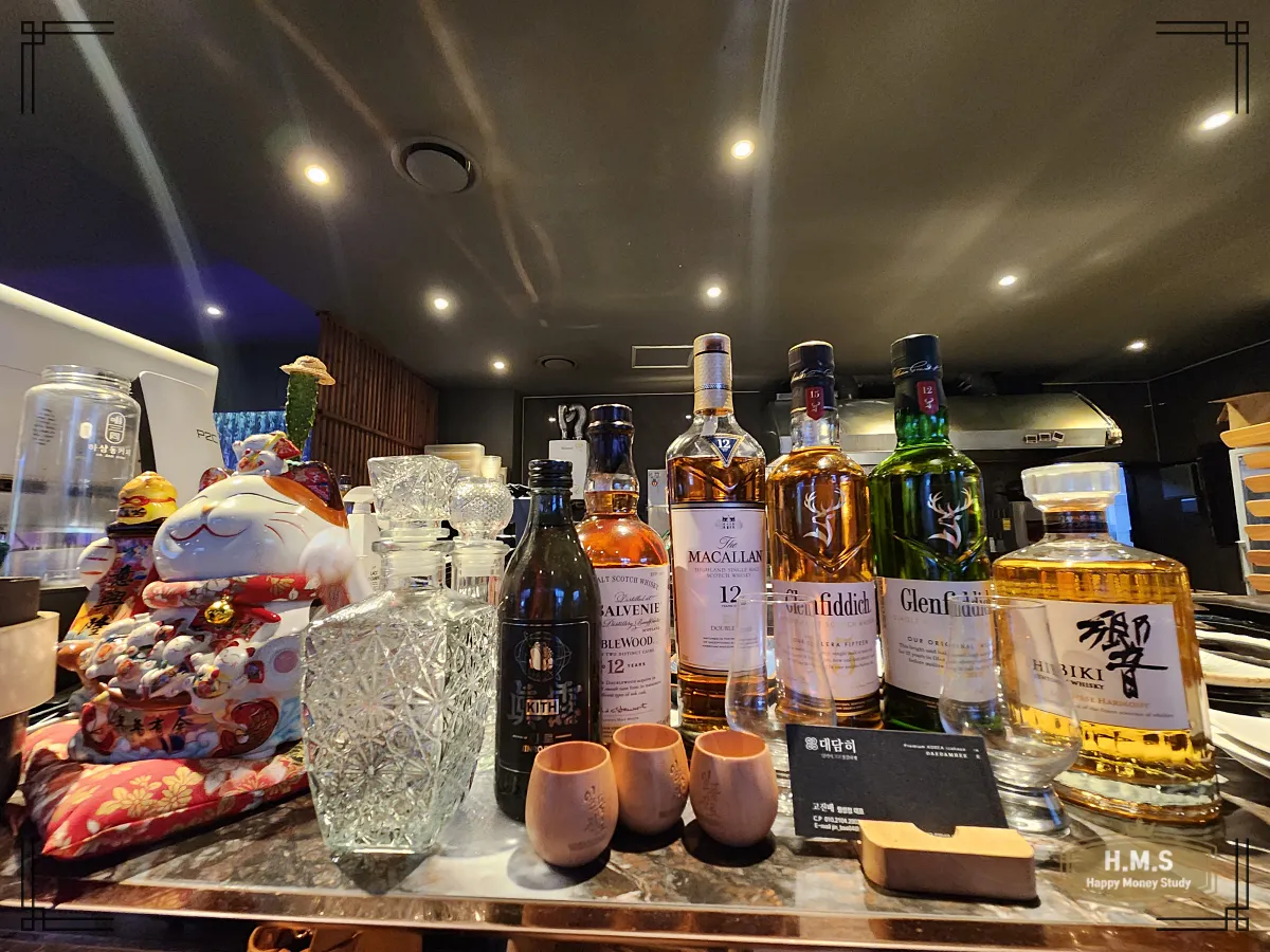 대구-달서구-이자카야-대담히-내부사진-주류