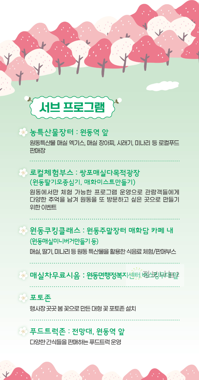 양산원동매화축제