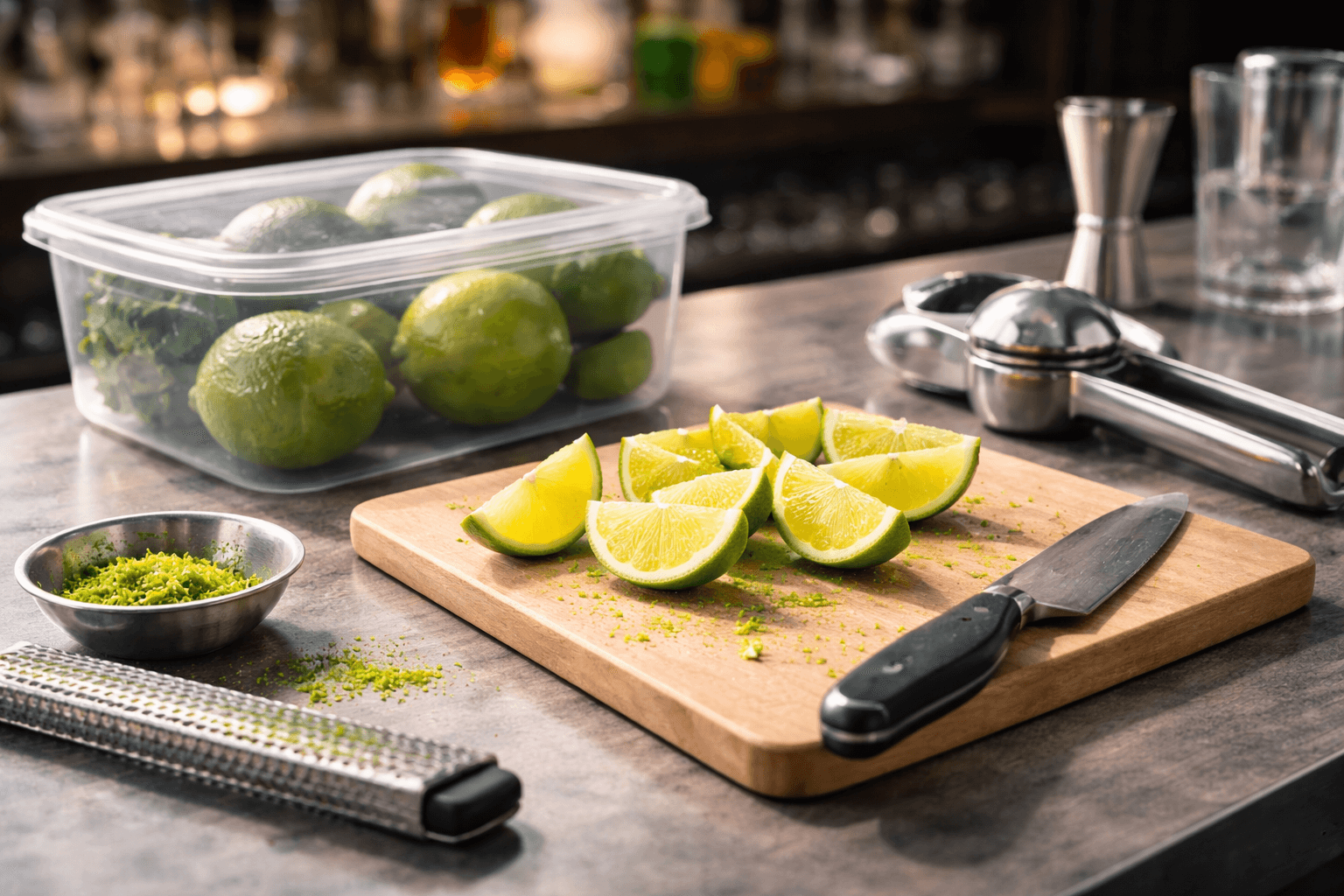 라임 저장과 손질의 핵심 기술