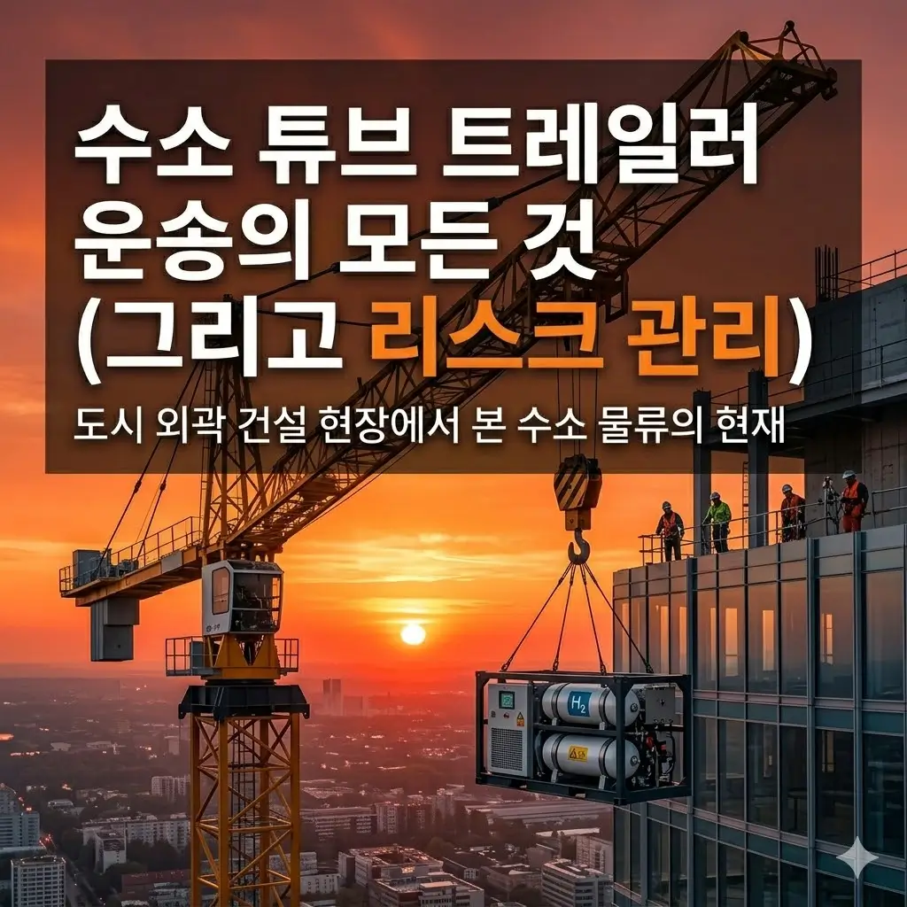 초고층 타워크레인 작업 구간에서 수소 장비 반입 동선이 제약되는 이유