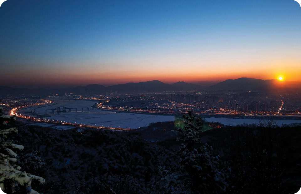 아차산 새해 일출 해돋이 명소 /출처:조선일보
