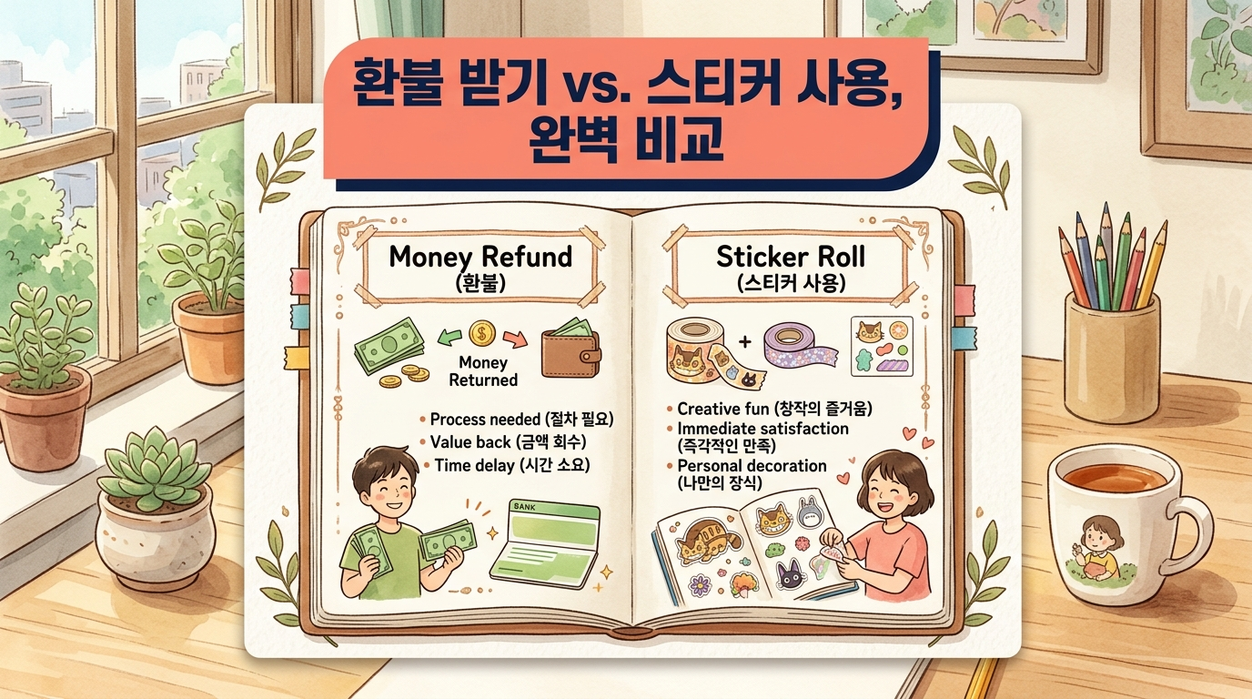 남은 쓰레기봉투 구매처 환불과 주민센터 스티커 교부 장단점 비교