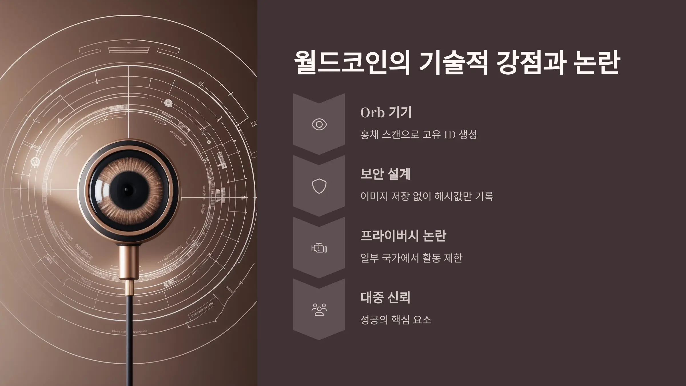 월드코인의 기술적 강점과 논란