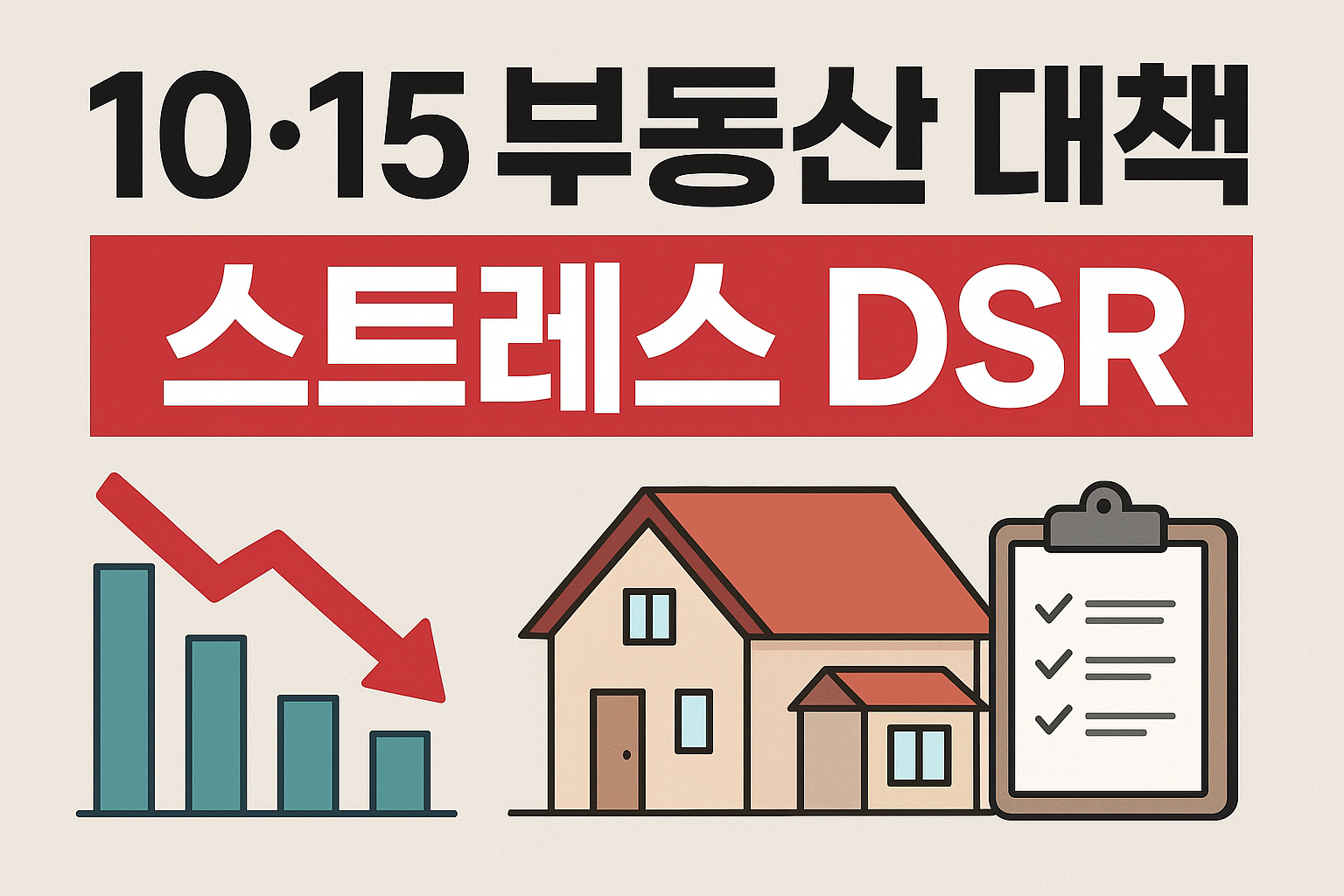 10·15 부동산 대책 완전 해부 — 스트레스 DSR부터 대출 한도까지, 당신이 반드시 알아야 할 변화
