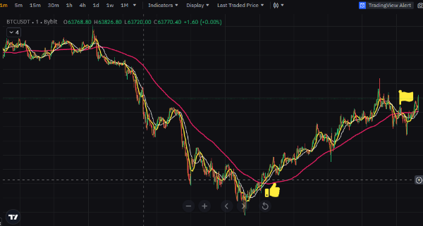 비트코인 1분봉