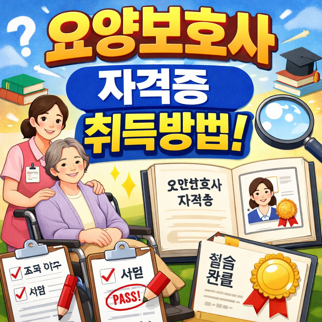 요양보호사 자격증 취득방법