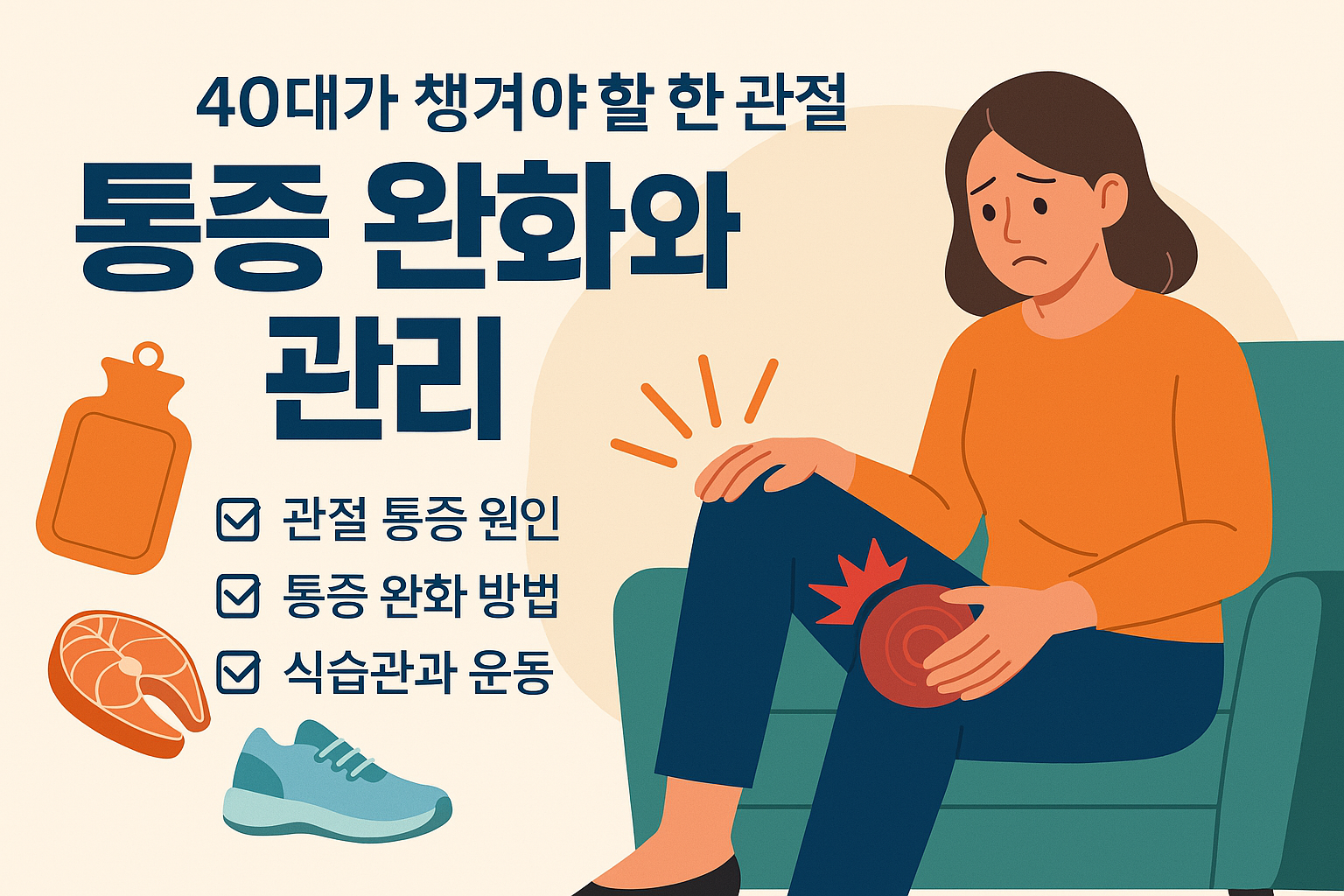 40대 중반부터 느껴지는 관절 통증