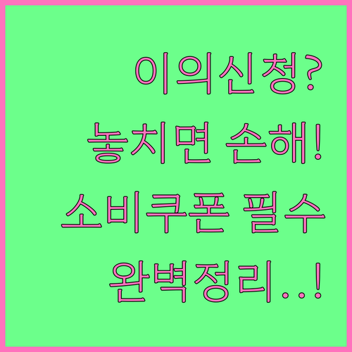 소비쿠폰 2차 세대원 변동 이의신청 ..