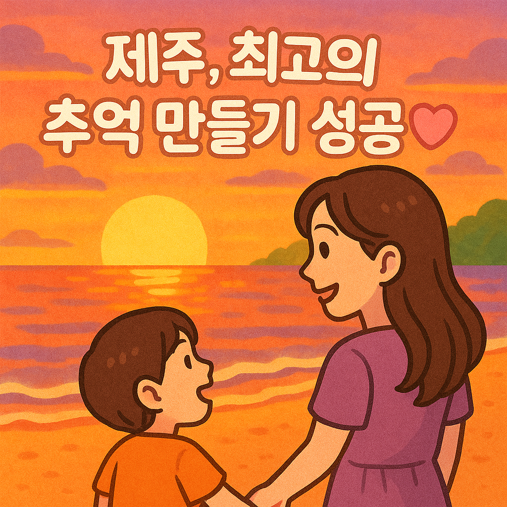 찐행복! 제주에서 아이와 최고의 추억 만들기 성공!💖