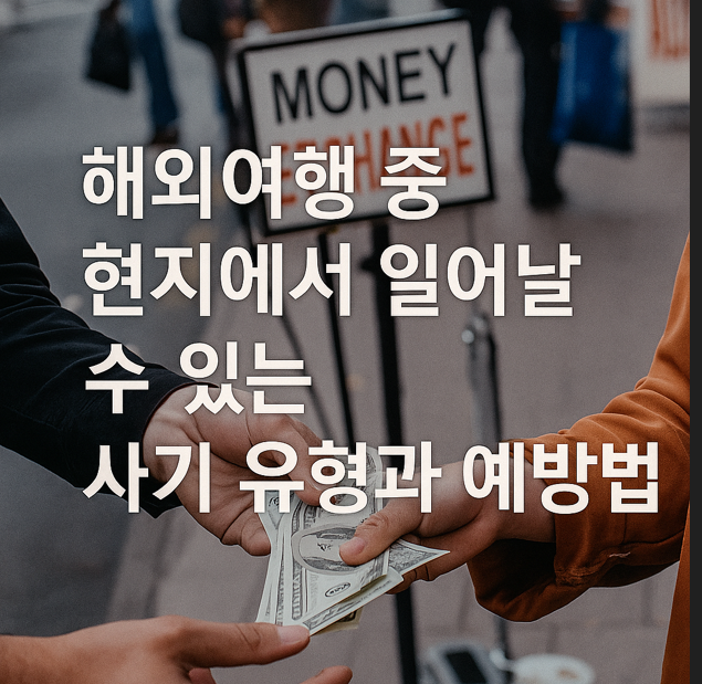 해외여행 중 현지에서 일어날 수 있는 사기 유형과 예방법