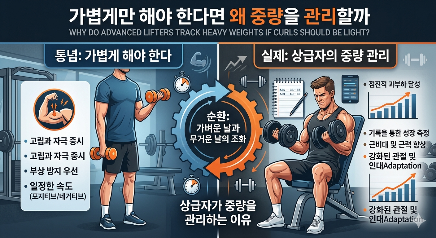 가볍게만 해야 한다면 왜 중량을 관리할까