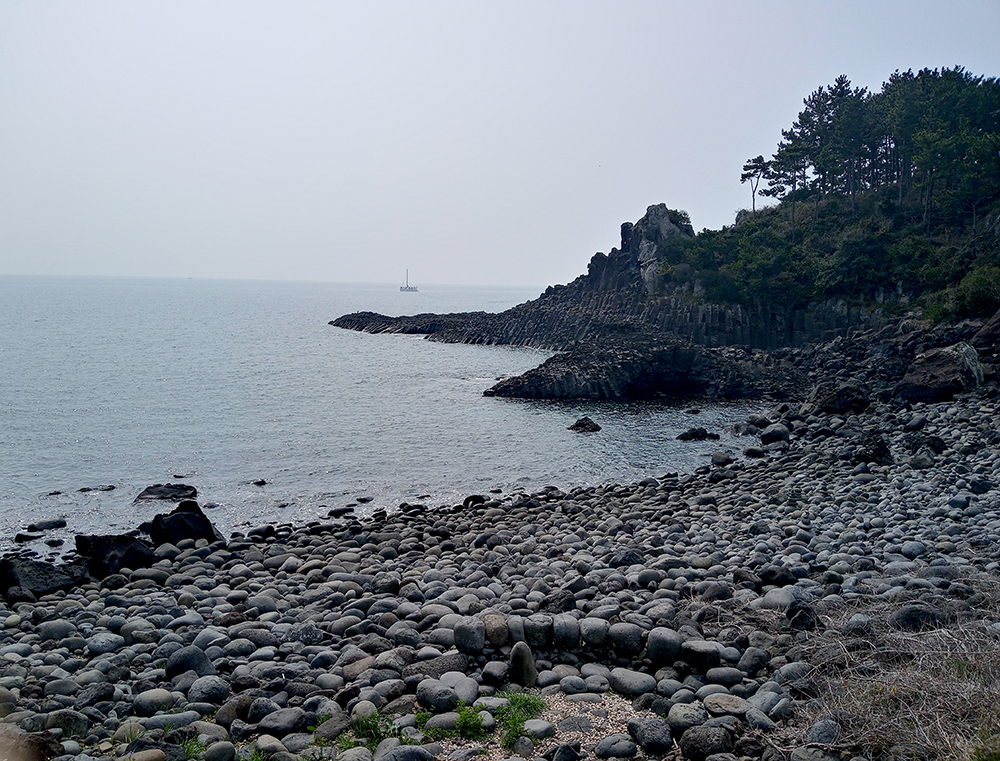 올레8코스 월평아왜낭목쉼터에서~대평포구까지