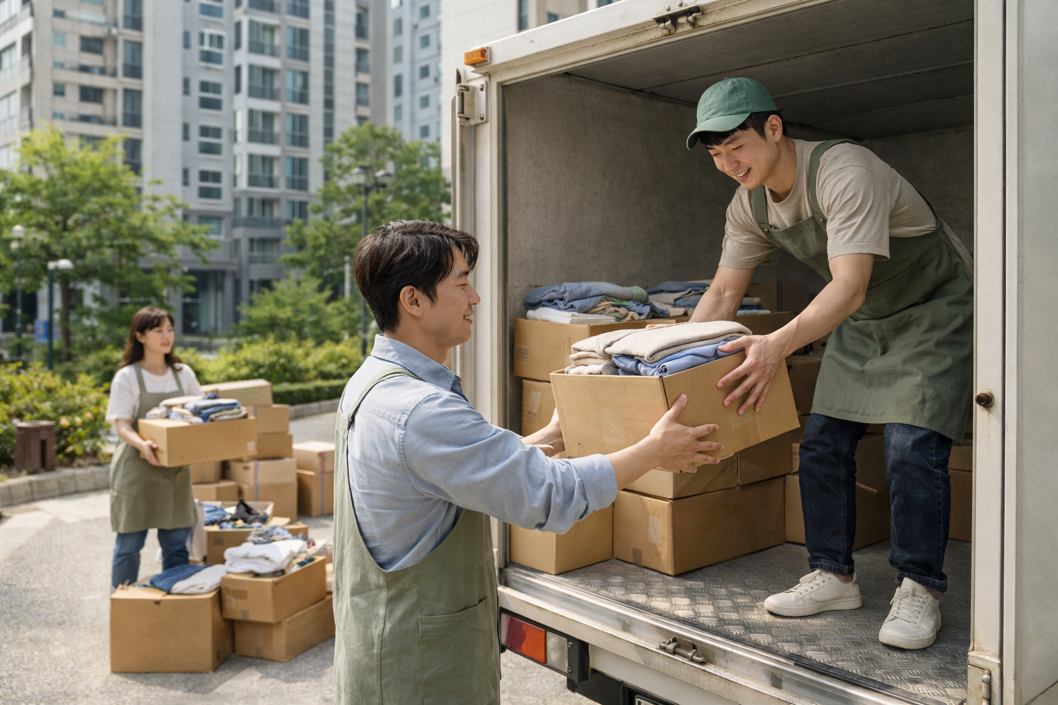 아름다운 가게 방문 수거, 이렇게 신청하면 더 쉬워요