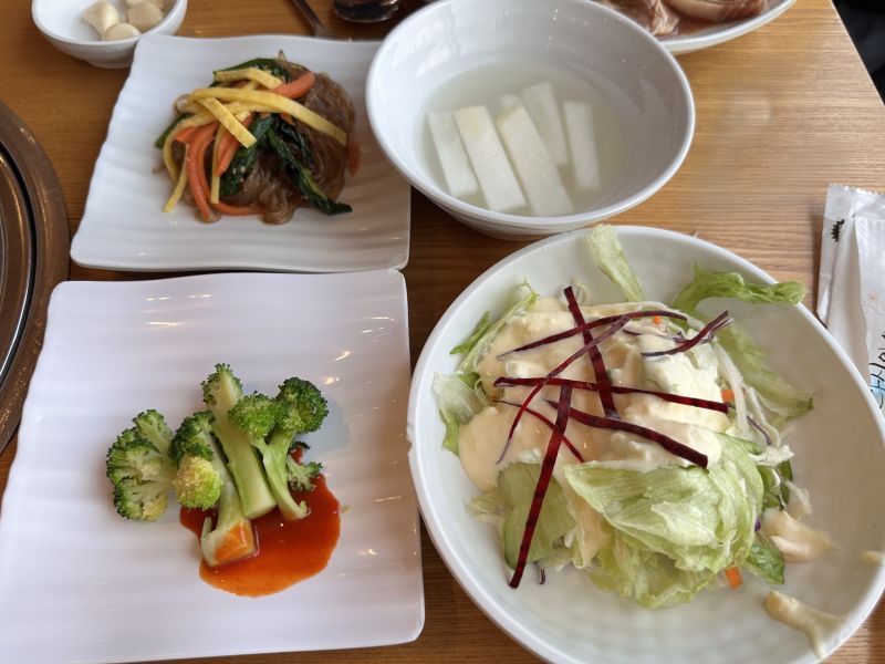 남포동갈비 기본찬