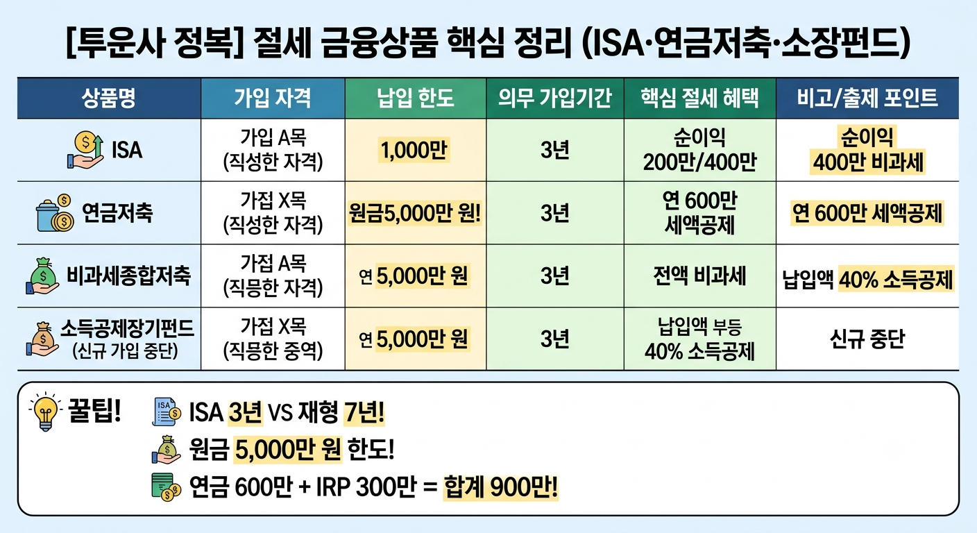 절세금융상품