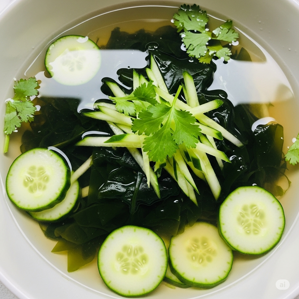 오이미역냉국사진