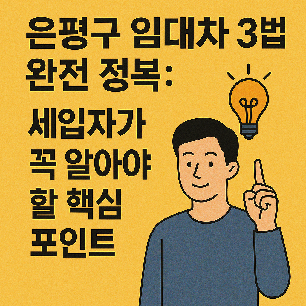 불광·녹번·응암동 전세 계약 전 꼭 확인해야 할 임대차 3법 핵심 정보