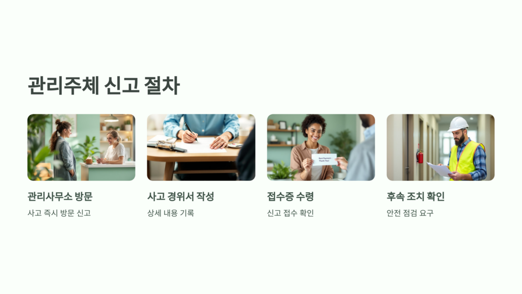 관리주체 신고 절차