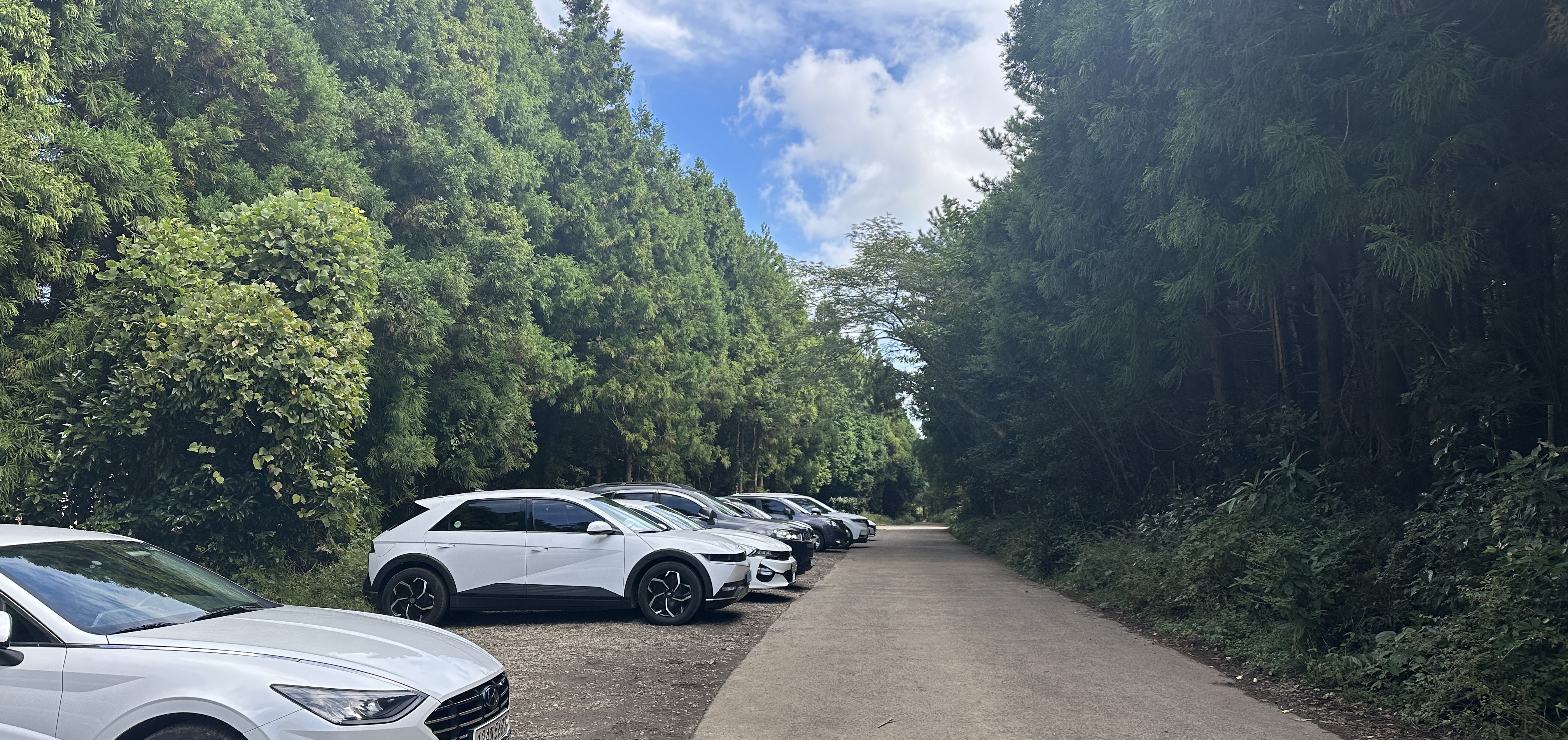 안돌오름 주차장