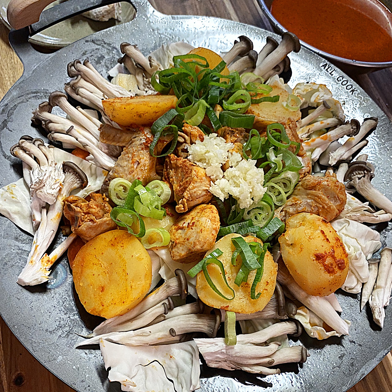 그리들 닭볶음탕 준비 1