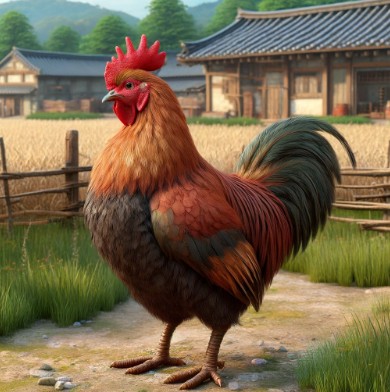 닭의 종류와 특징 및 사육방법, 사진은 토종닭