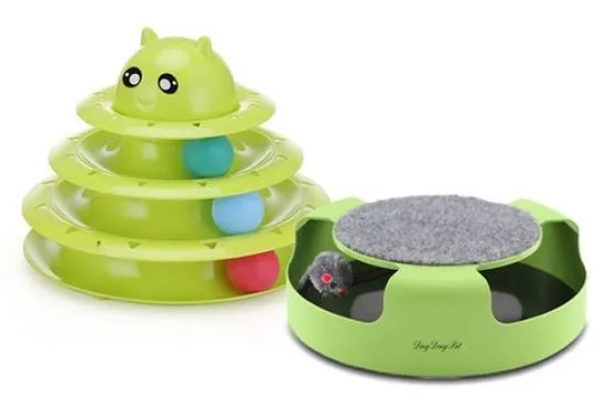 고양이가-놀아달라고-하는-신호-혼자-놀기-장난감-초록색