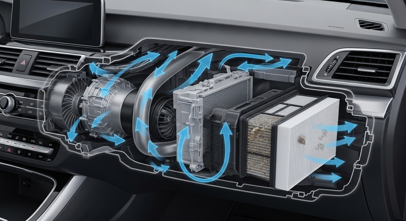 자동차 에어컨 필터 교체 방법