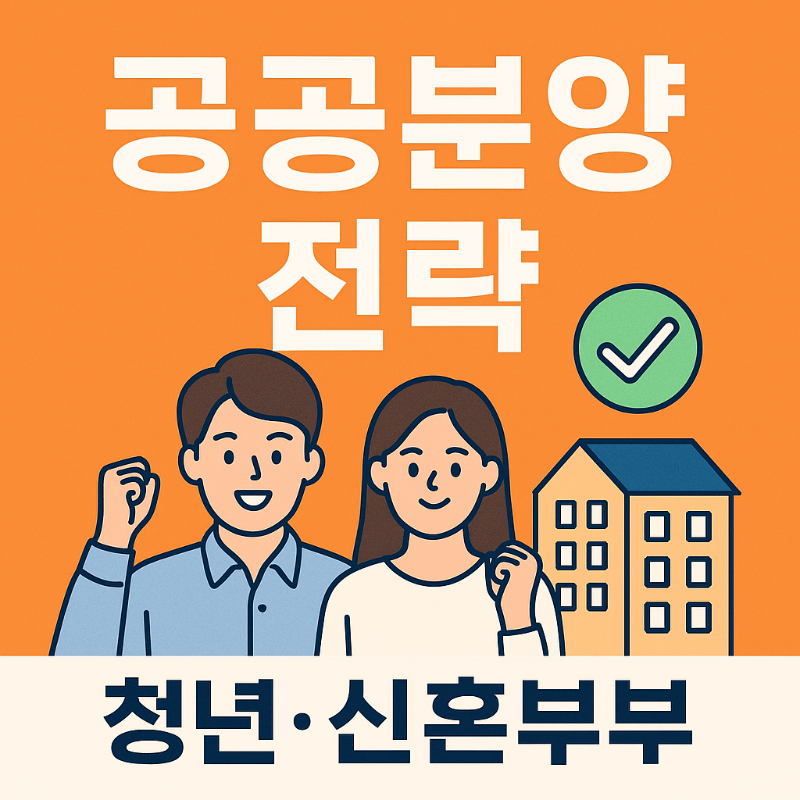 공공분양 전략 썸네일 이미지 - 청년·신혼부부 대상