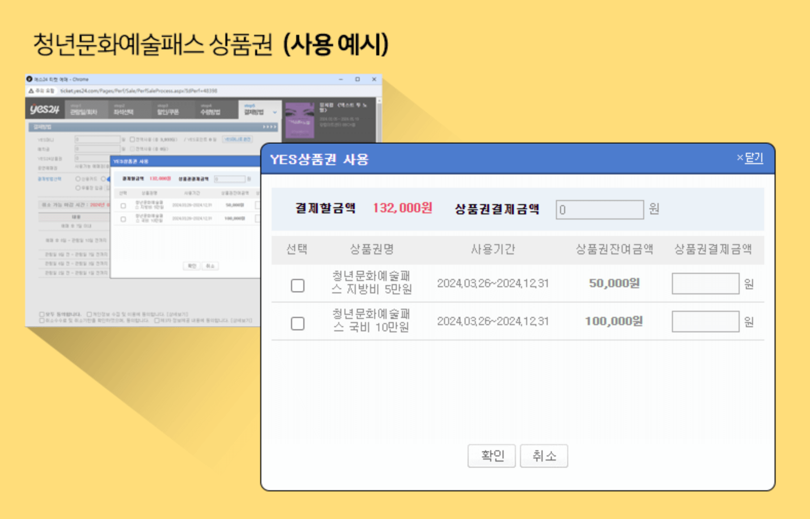 청년문화예술패스 신청