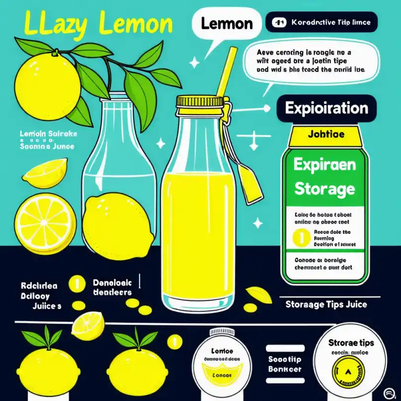 레이지 레몬주스의 유통기한과 보관 팁