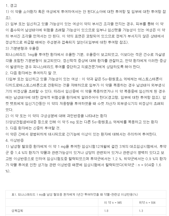 알로스칸정-복용-주의사항