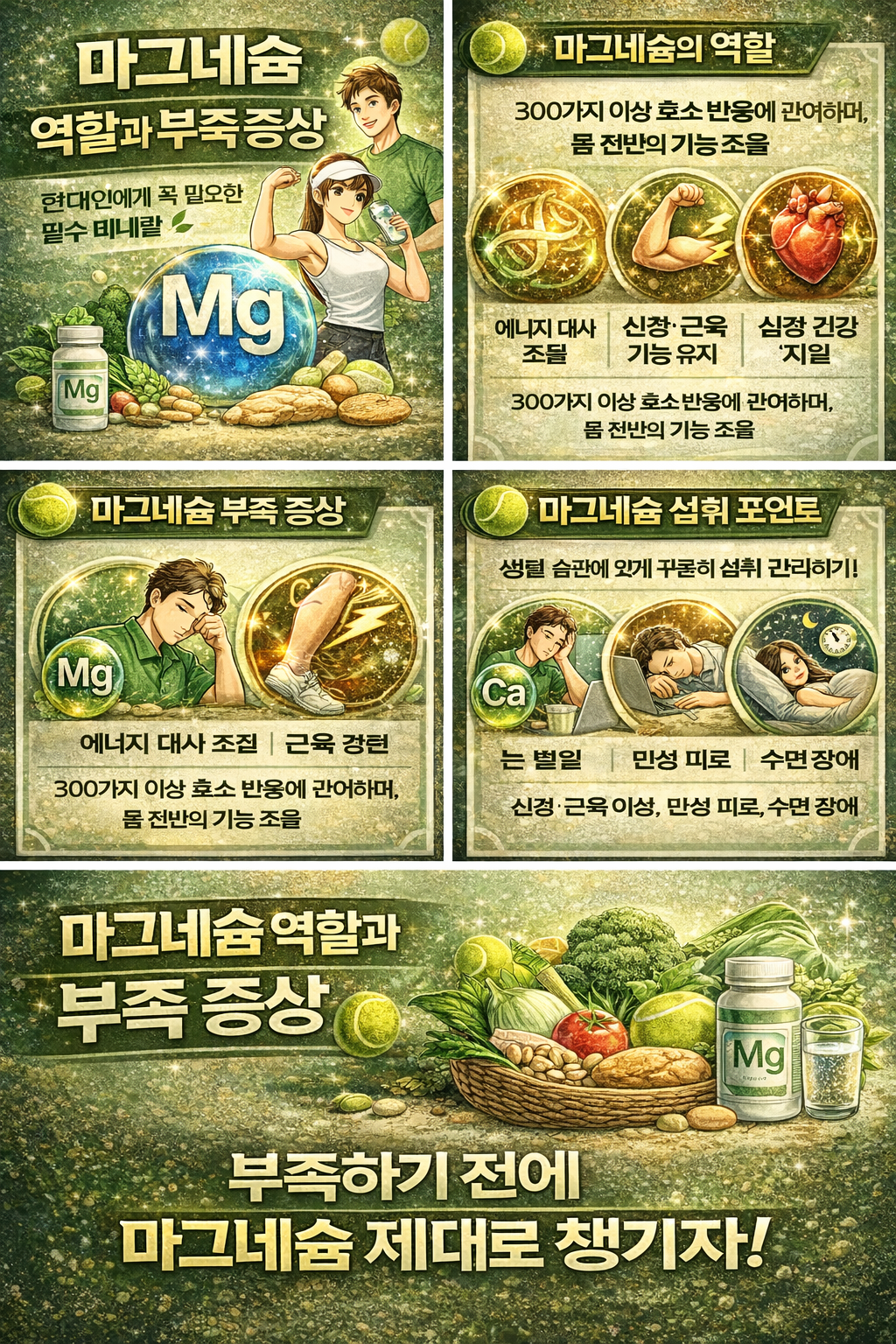 마그네슘 역할과 부족 증상 현대인에게 꼭 필요한 필수 미네랄