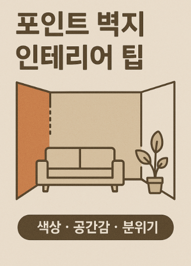 포인트 벽지 인테리어 팁