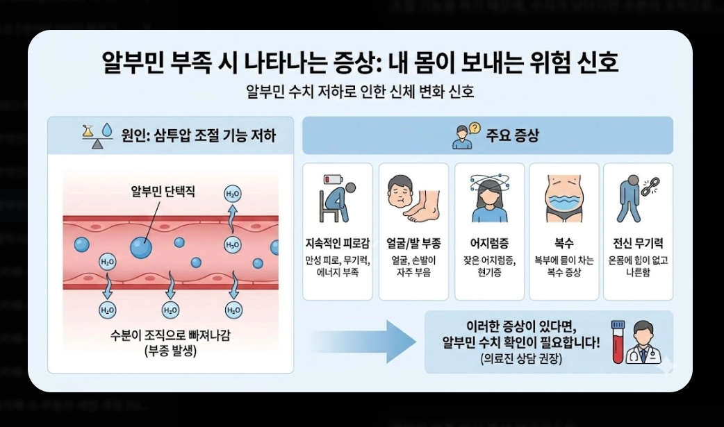 알부민 효능 완벽 분석 [2026 최신] 부족 증상 수치 및 올바른 제품 선택 가이드