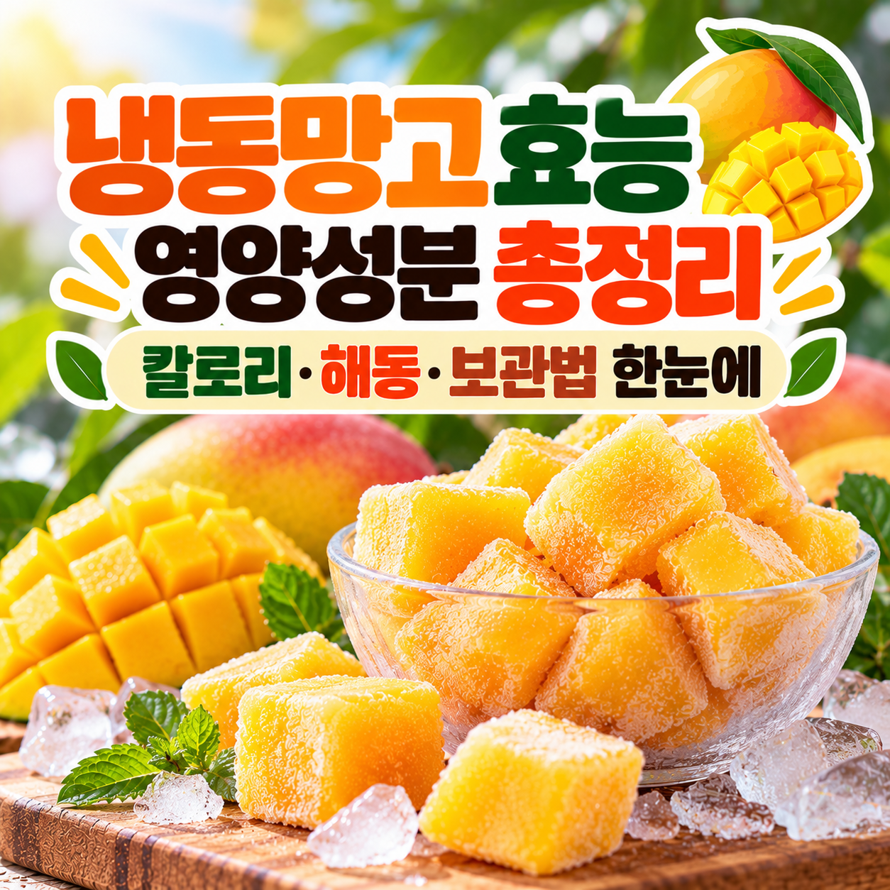 냉동망고 효능